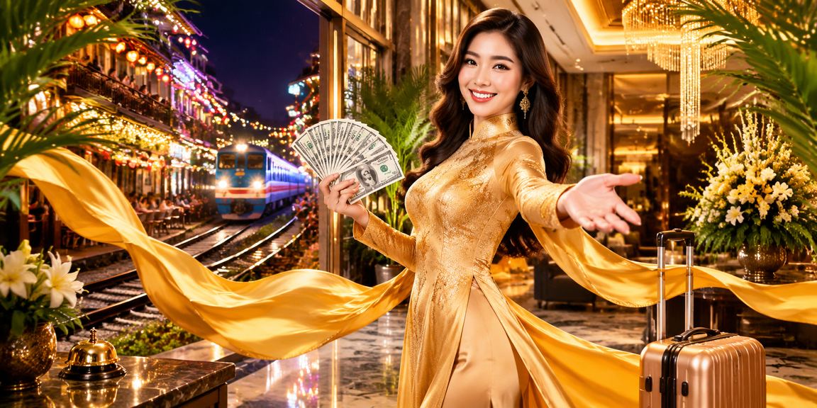 Phụ nữ mặc áo dài tại Hà Nội nhận thưởng hoàn tiền cá cược trên điện thoại
